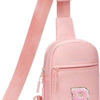 Girls Initial Sling Crossbody Bag