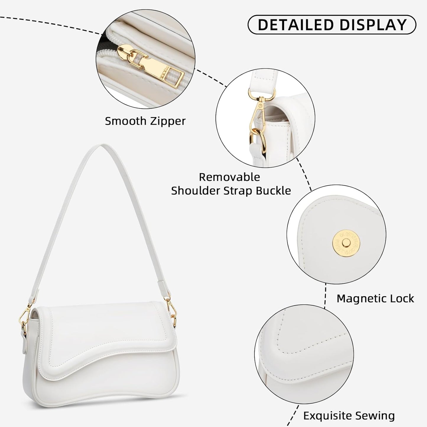 Small Retro Hobo Shoulder Purse