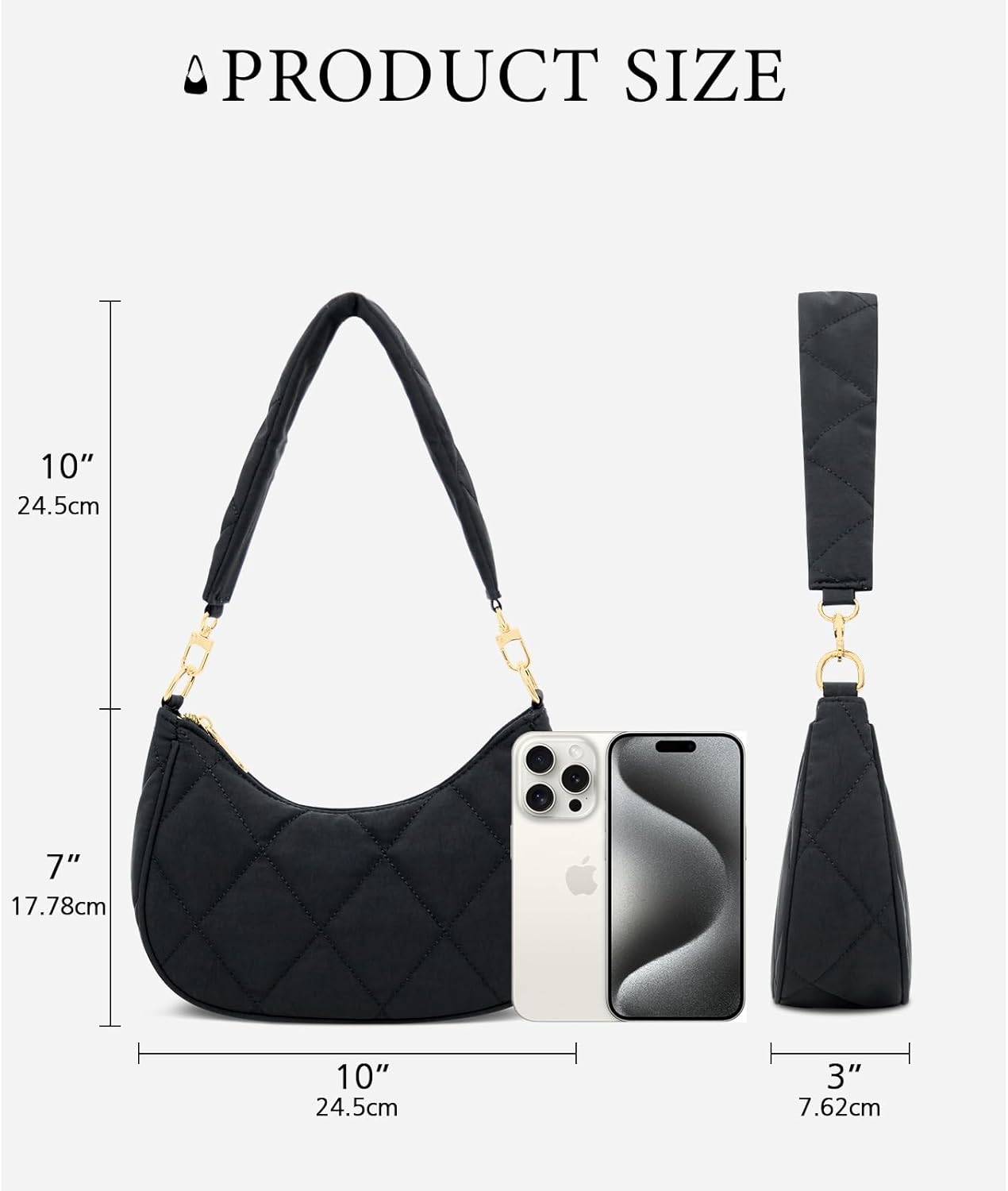 Retro Underarm Hobo Purse