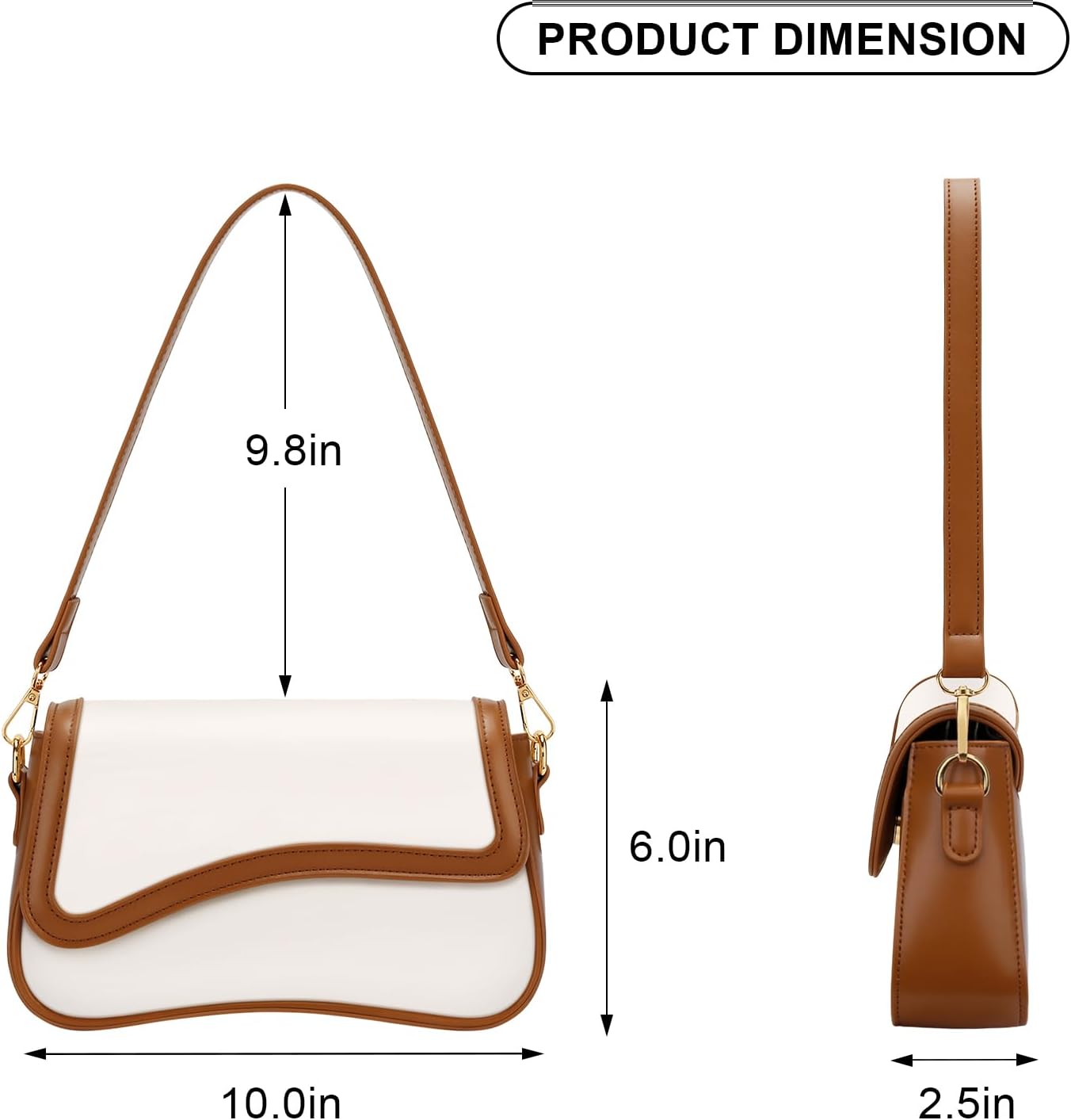 Small Retro Hobo Shoulder Purse