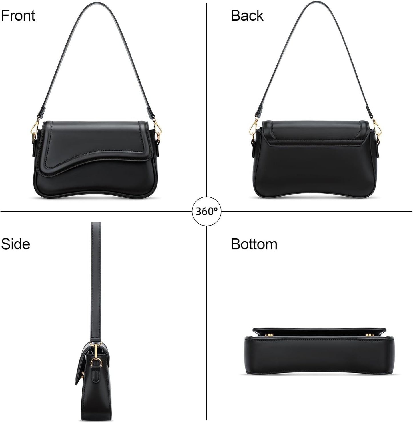 Small Retro Hobo Shoulder Purse