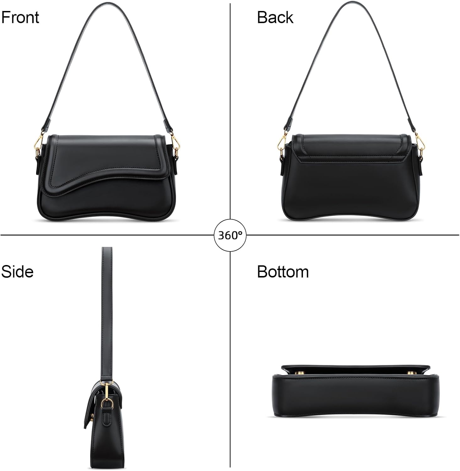 Small Retro Hobo Shoulder Purse