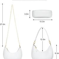 Small Crescent Shoulder Purse