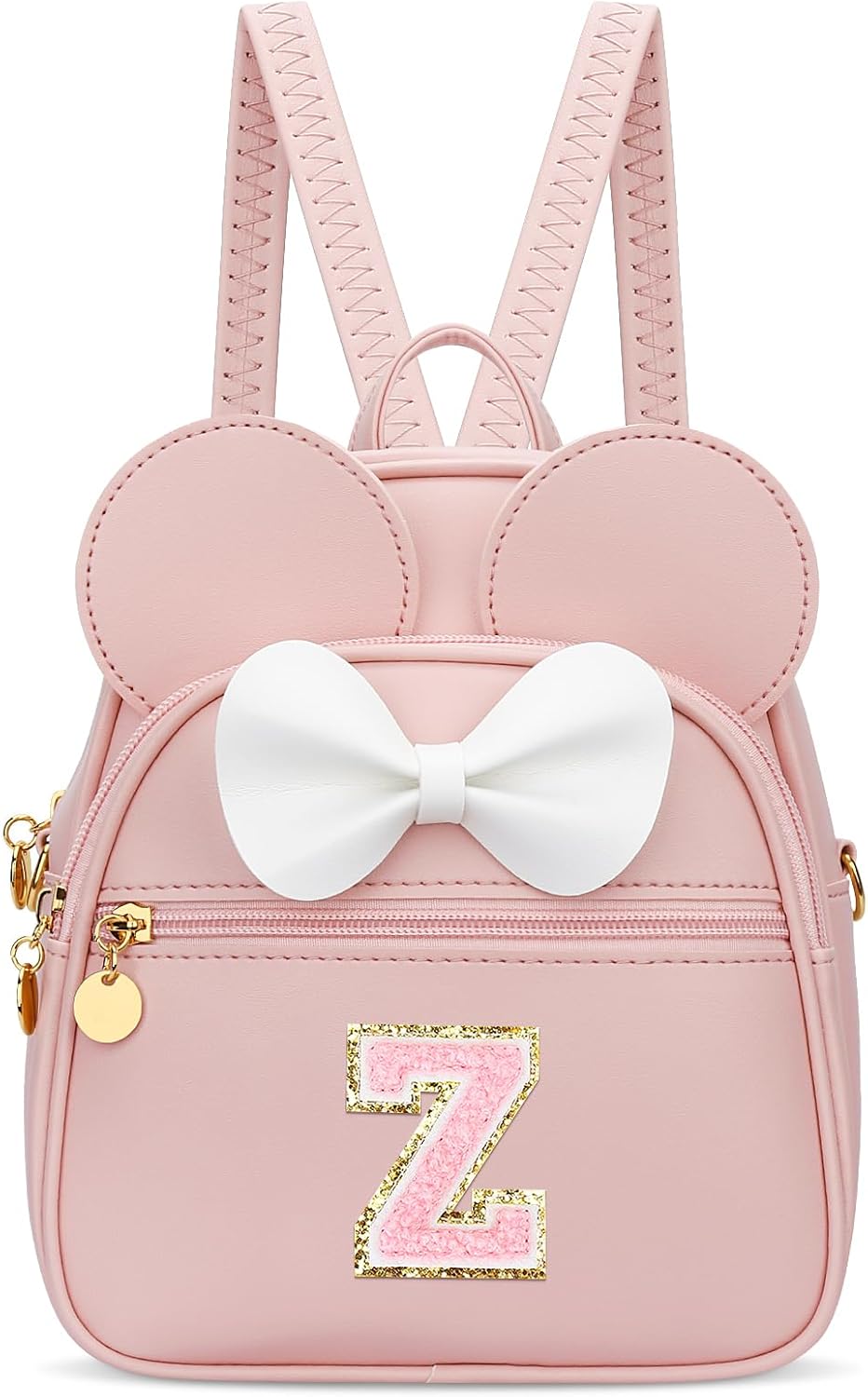 Girls Initial Mini Backpack