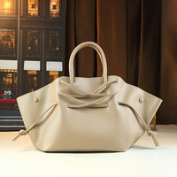 Large Drawstring Tote Bag | Elegant Shoulder & Crossbody