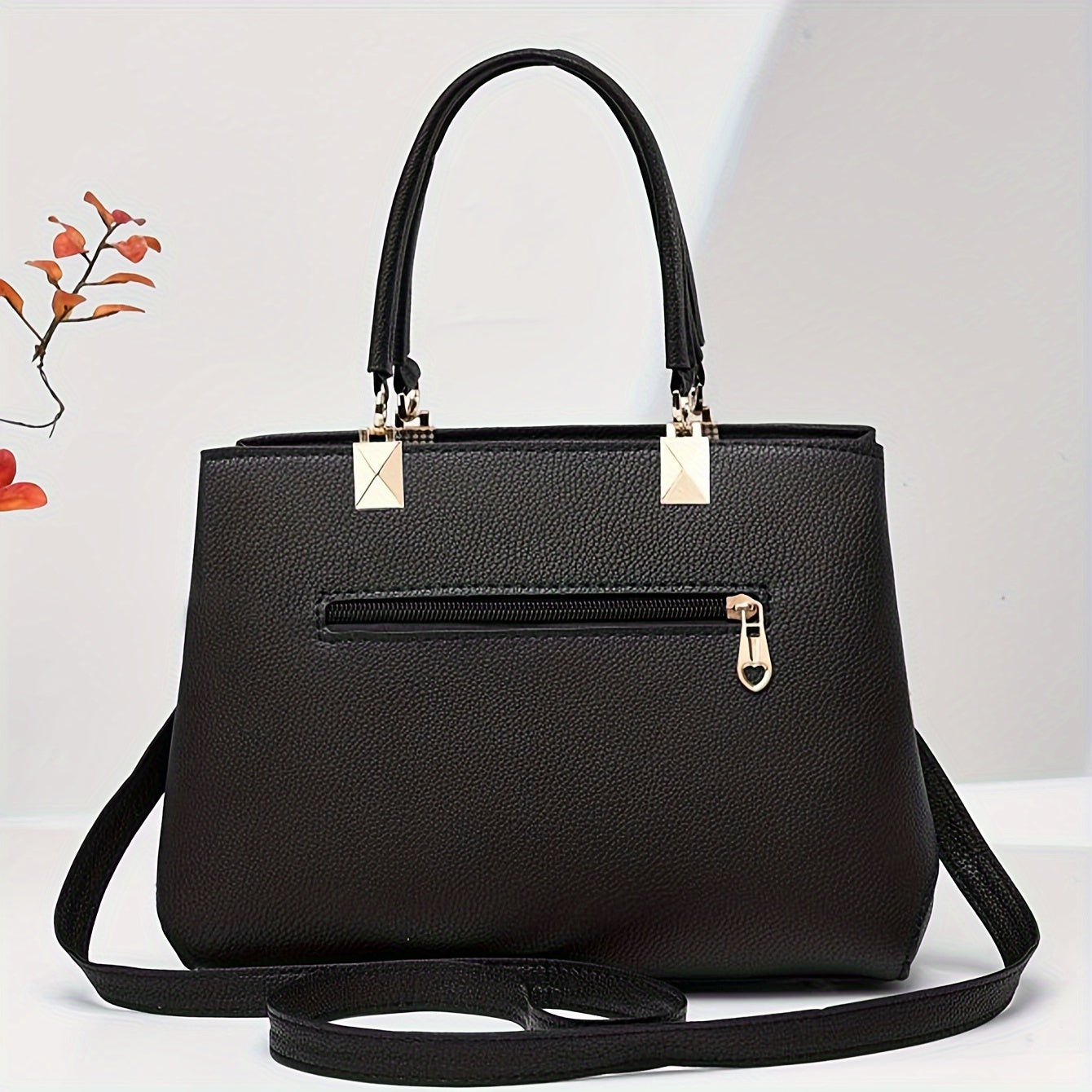 Elegant Bow Accent Handbag