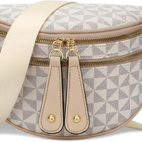 Trendy Leather Sling Crossbody Bag