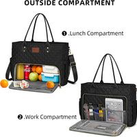 Laptop Tote with Lunch Pocket