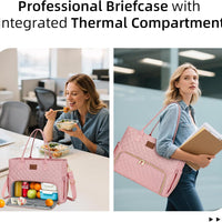 Laptop Tote with Lunch Pocket