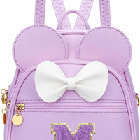 Girls Initial Mini Backpack