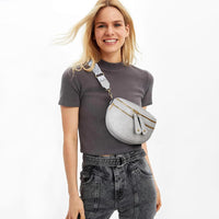 Trendy Leather Sling Crossbody Bag