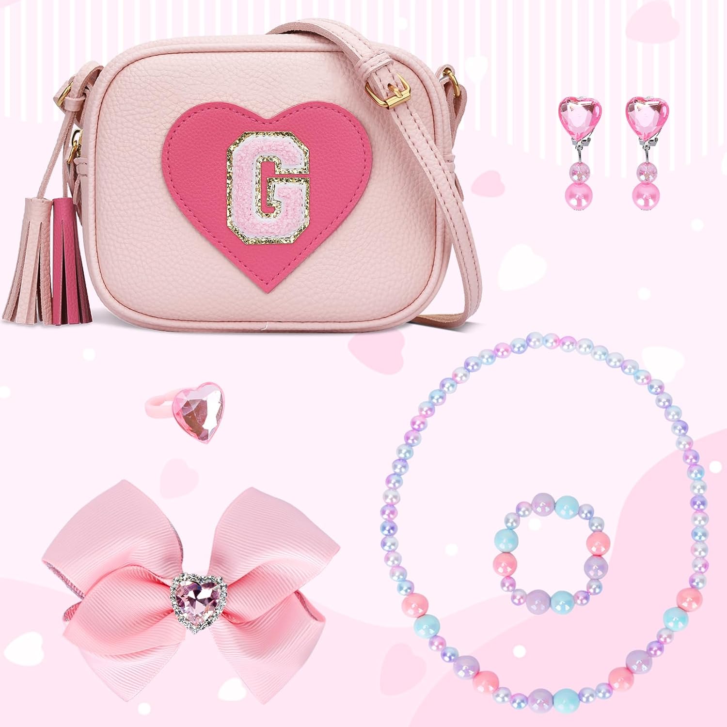 Girls Dress Up Purse & Jewelry Set