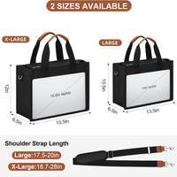 Large Canvas Tote Crossbody Bag