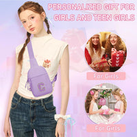 Girls Initial Sling Crossbody Bag