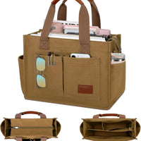 Large Canvas Tote Crossbody Bag