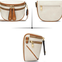 Trendy Leather Sling Crossbody Bag