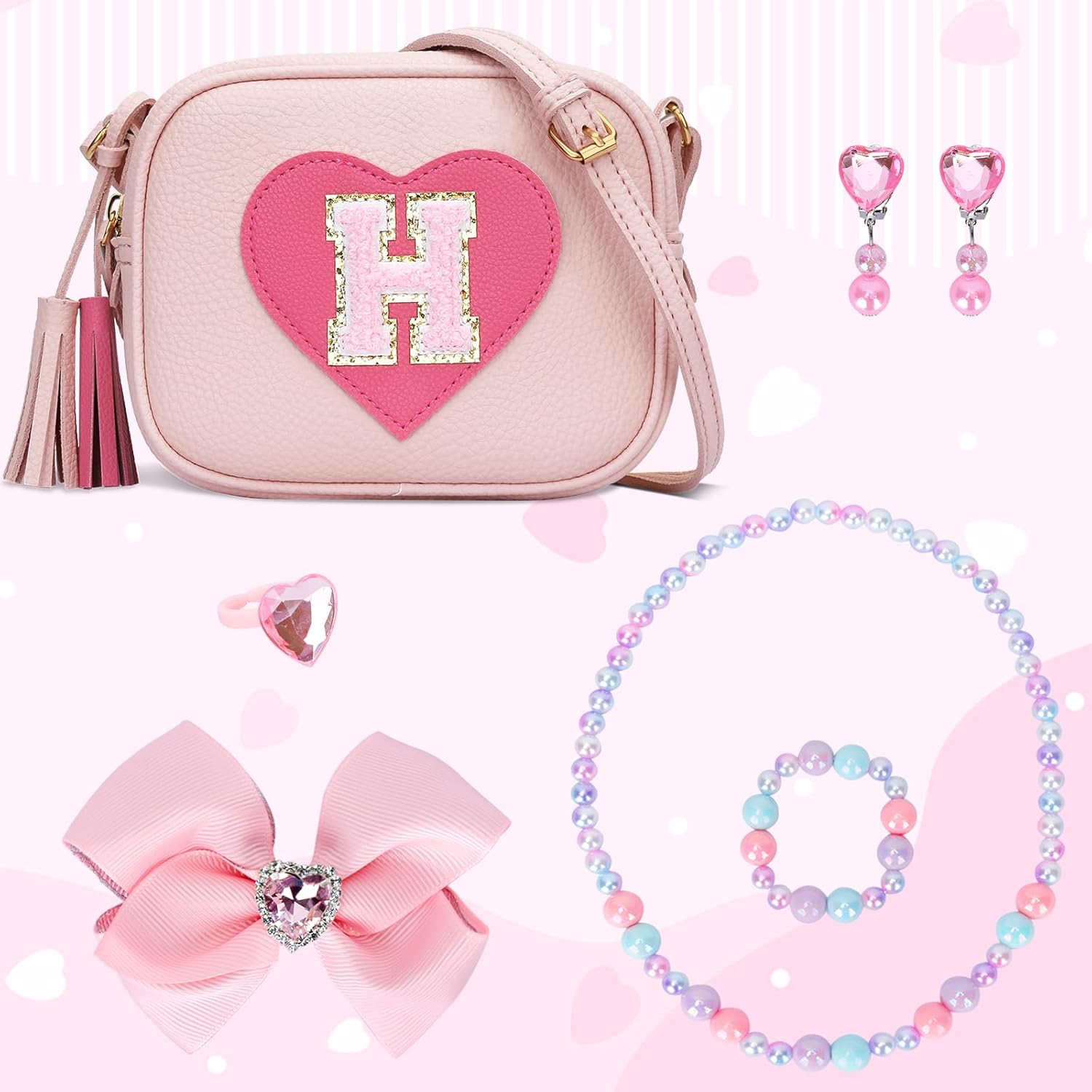 Girls Dress Up Purse & Jewelry Set