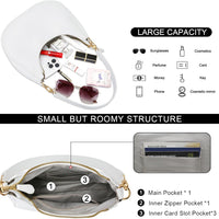 Small Crescent Shoulder Purse