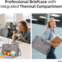 Laptop Tote with Lunch Pocket