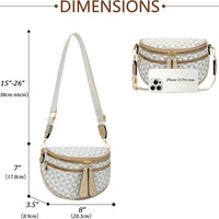 Trendy Leather Sling Crossbody Bag