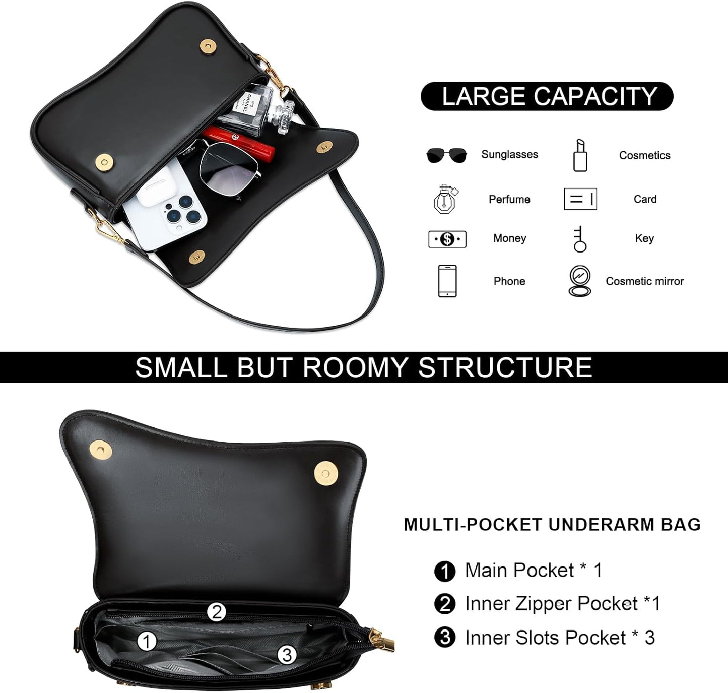 Small Retro Hobo Shoulder Purse