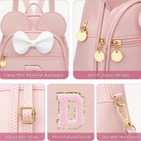 Girls Initial Mini Backpack