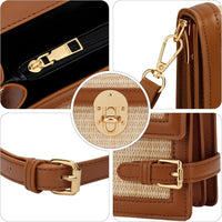 Straw Beach Shoulder & Clutch Bag