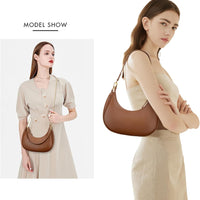 Small Crescent Shoulder Purse