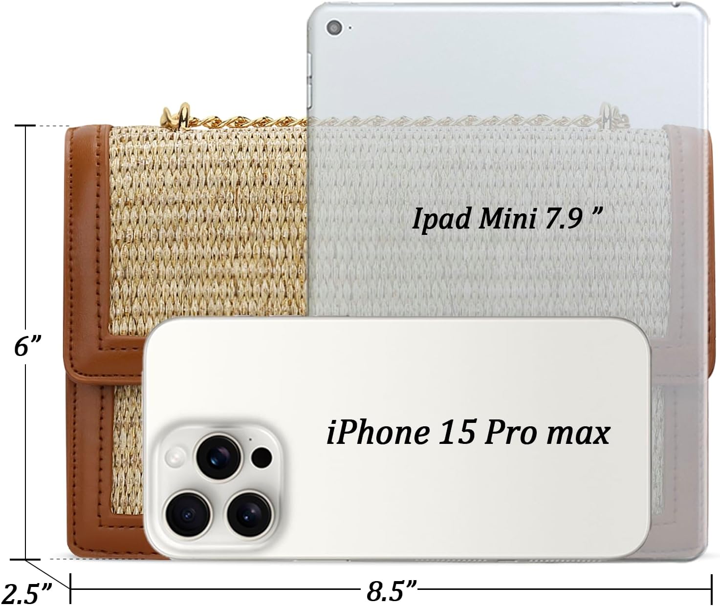 Women’s Straw Crossbody Bag