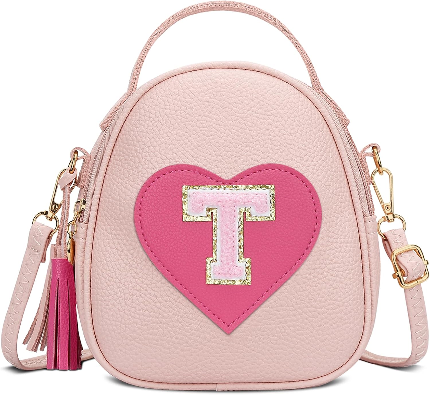 Girls Heart Crossbody Bag (Small)