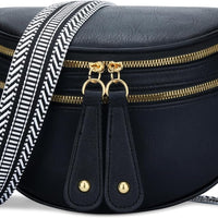 Trendy Leather Sling Crossbody Bag