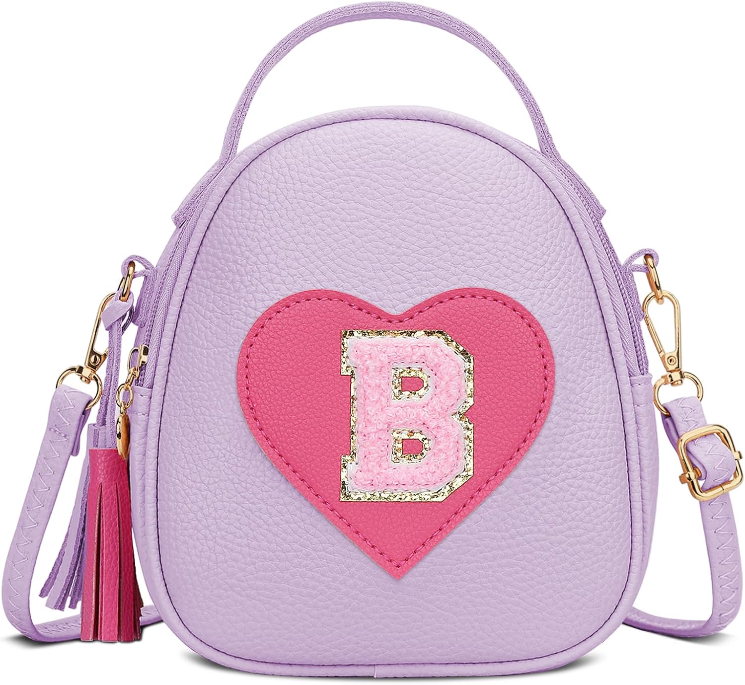 Girls Heart Crossbody Bag (Small)