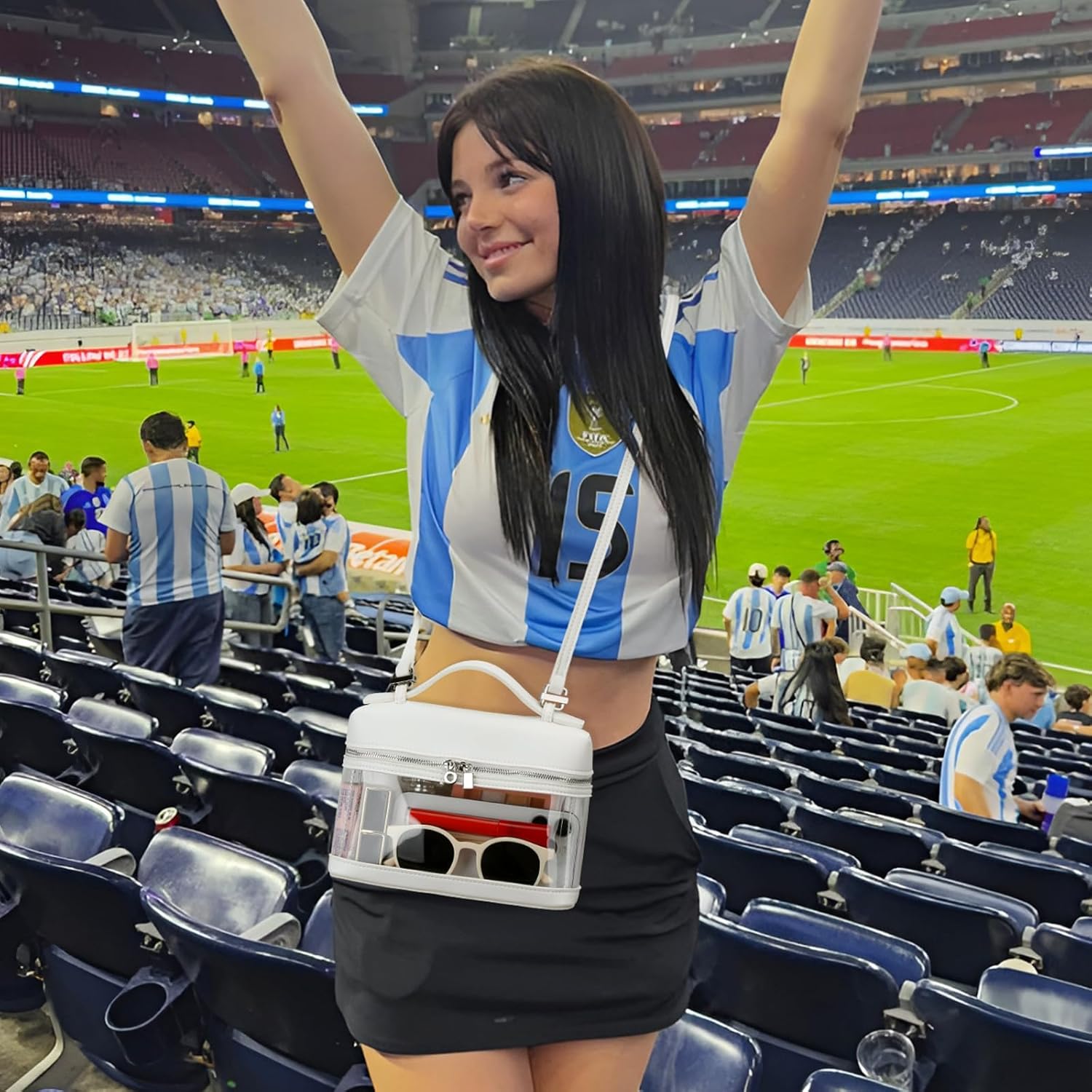 Clear Stadium Crossbody Purse