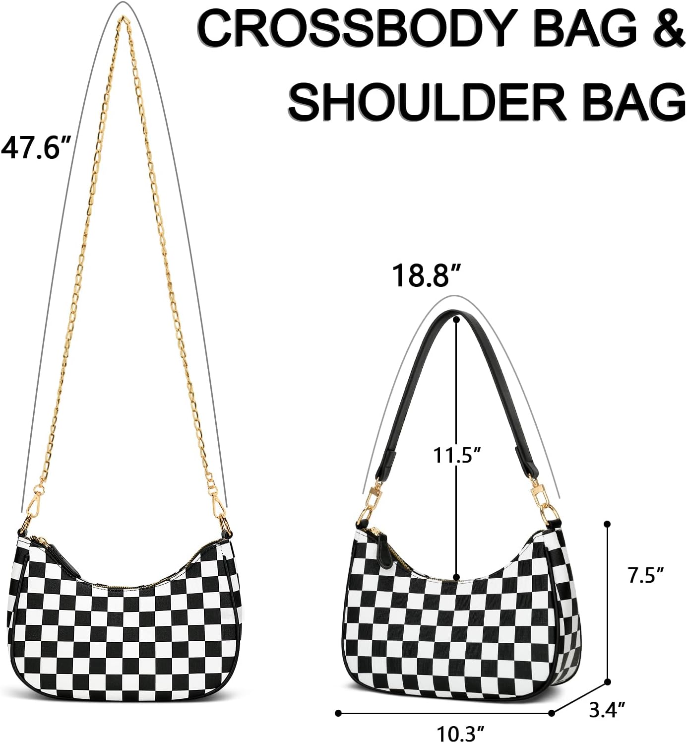 Retro Underarm Hobo Purse