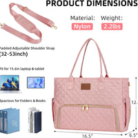 Laptop Tote with Lunch Pocket