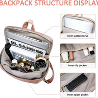 Anti-Theft Leather Backpack (Black)