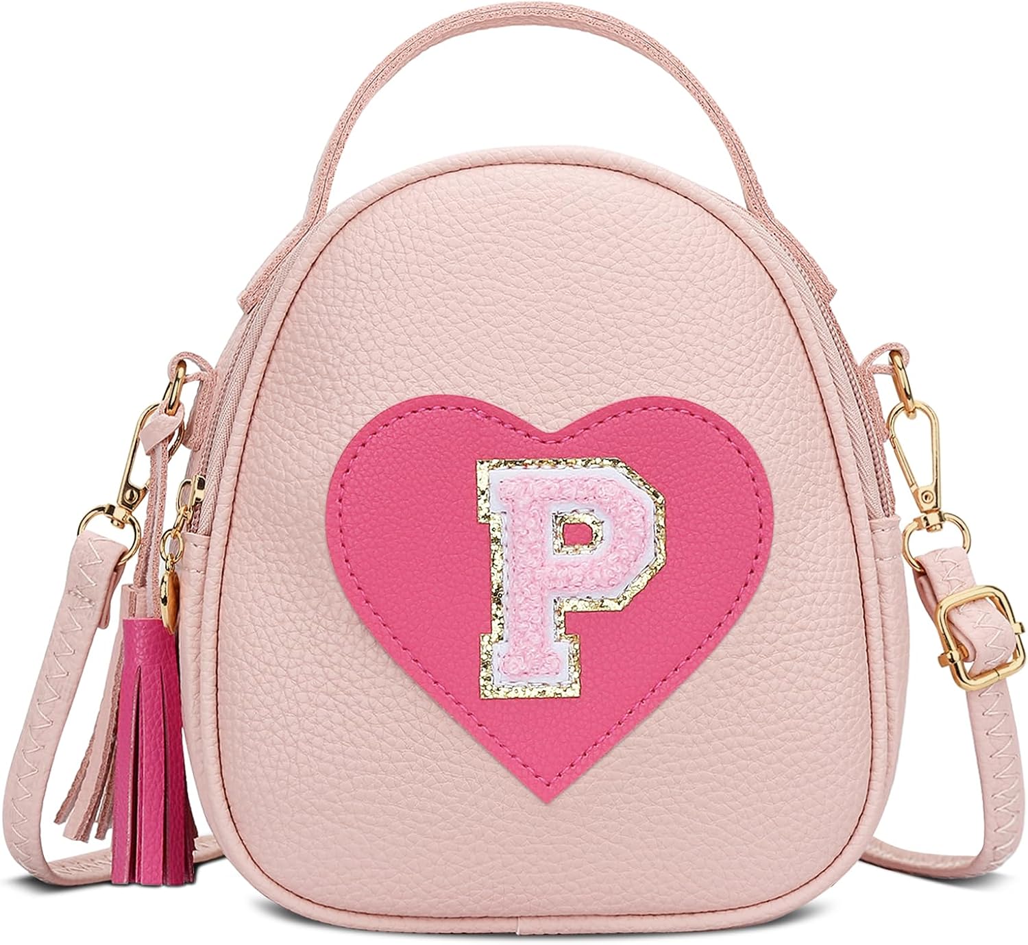 Girls Heart Crossbody Bag (Small)