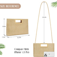 Vegan Leather Formal Clutch Purse