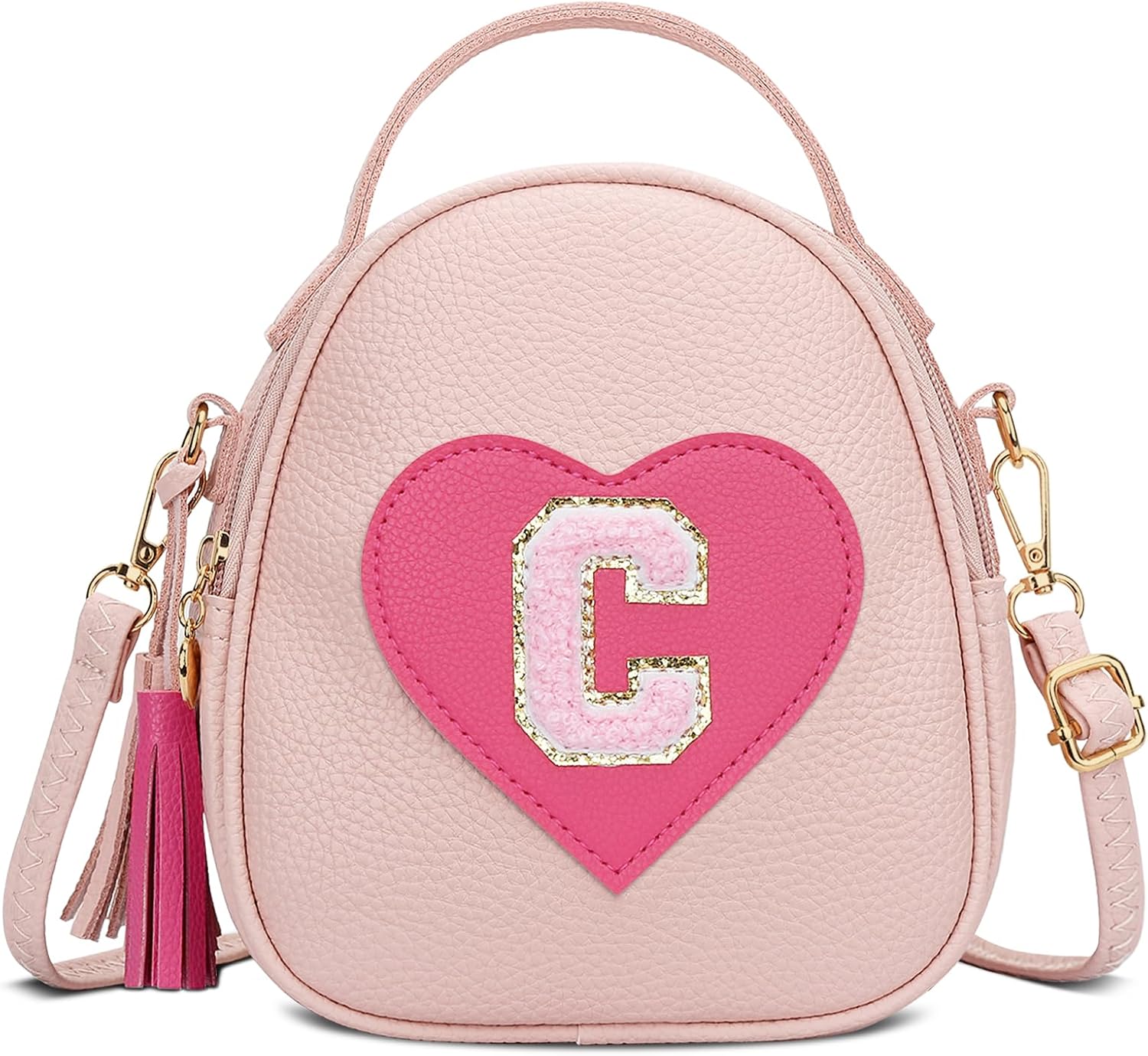 Girls Heart Crossbody Bag (Small)