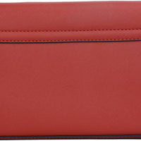Faux Leather Envelope Clutch