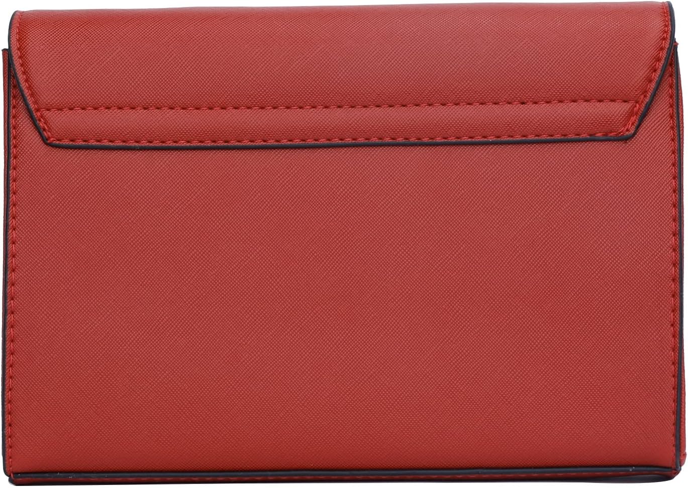 Faux Leather Envelope Clutch