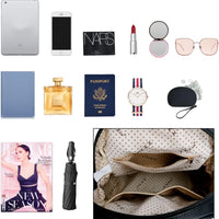 Quilted Leather Backpack Purse