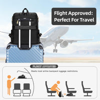 Anti-Theft Leather Backpack (Black)