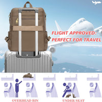 Anti-Theft Leather Backpack (Black)