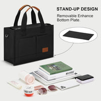 Large Canvas Tote Crossbody Bag