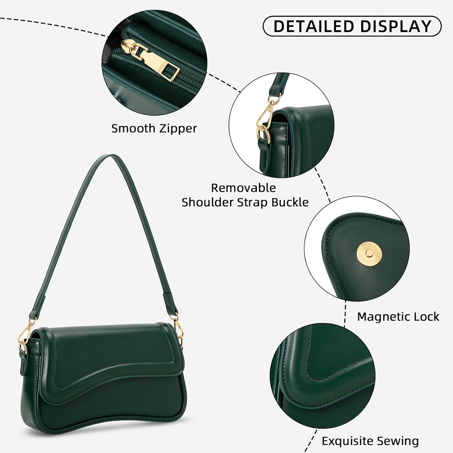 Small Retro Hobo Shoulder Purse