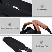 Large Canvas Tote Crossbody Bag