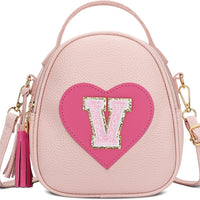 Girls Heart Crossbody Bag (Small)