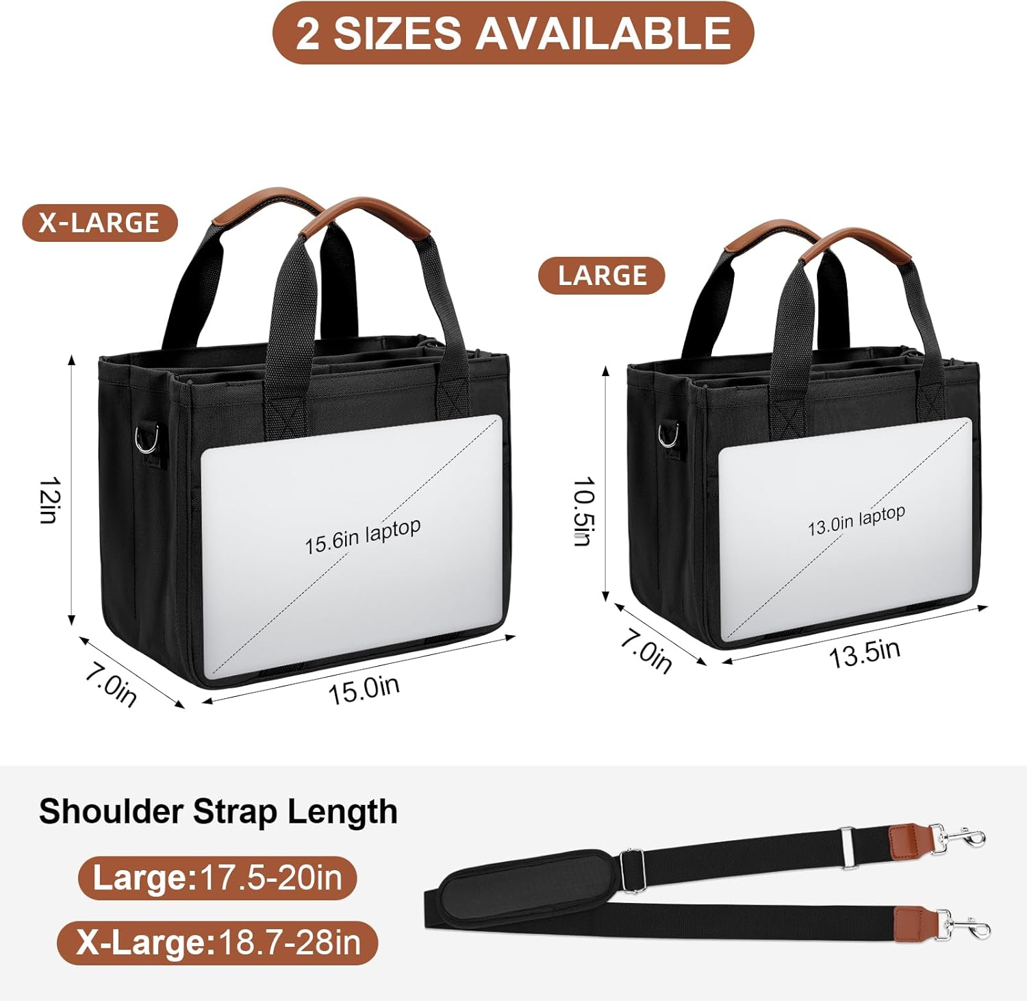 Canvas Crossbody Tote with Pockets