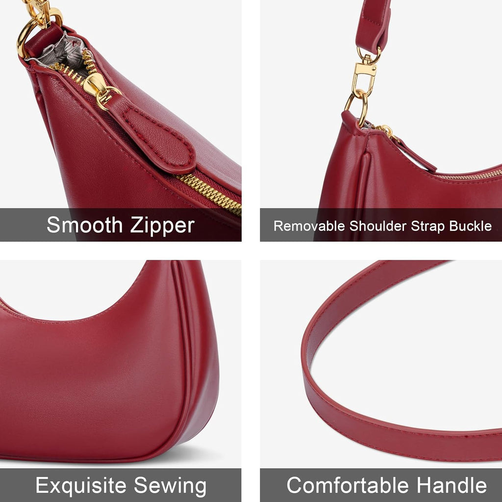 Small Crescent Shoulder Purse
